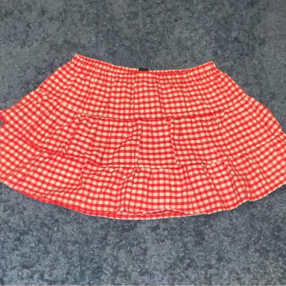 Red and White Women's Skort